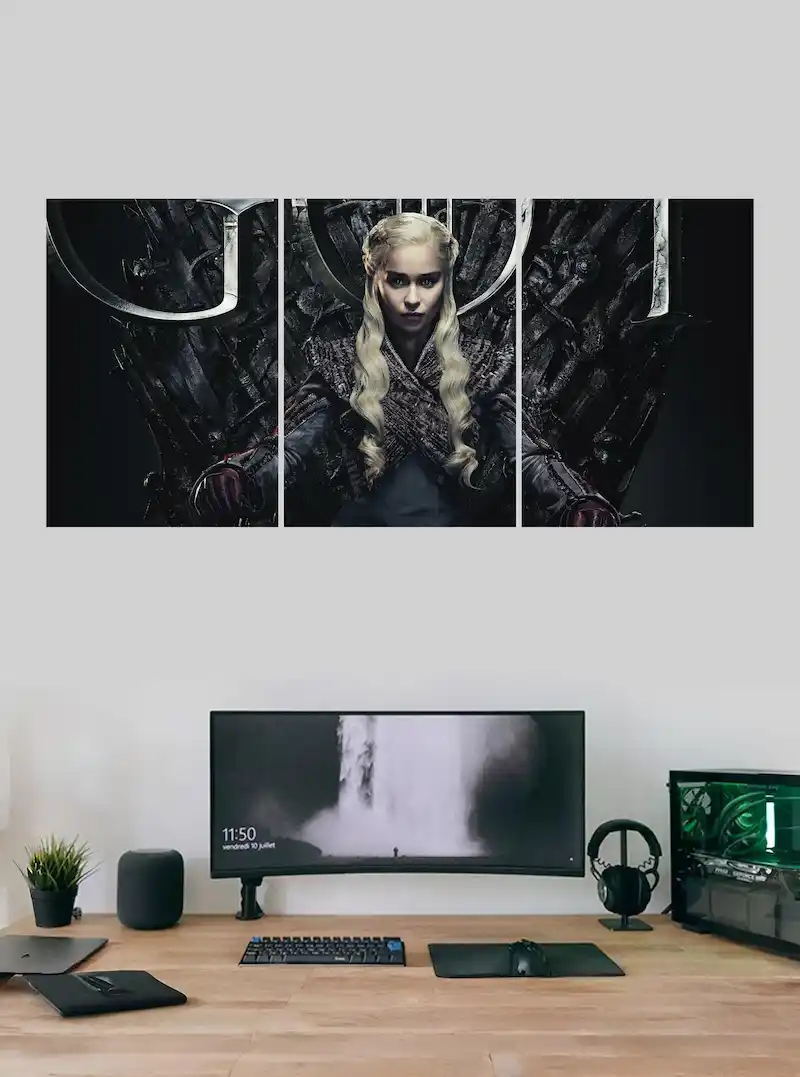 Split Poster – Daenerys Targaryen Game of Thrones Wall Poster