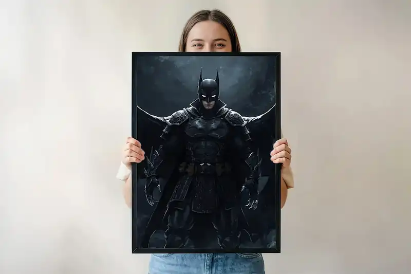 Batman – Batman Samurai Poster | Dark Knight Warrior Wall Art