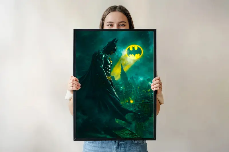 Batman – The Caped Vigilante Poster | Dark Knight Wall Art