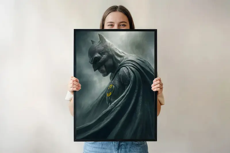 Batman – Vigilante of the Gotham Night Poster | Dark Knight Wall Art