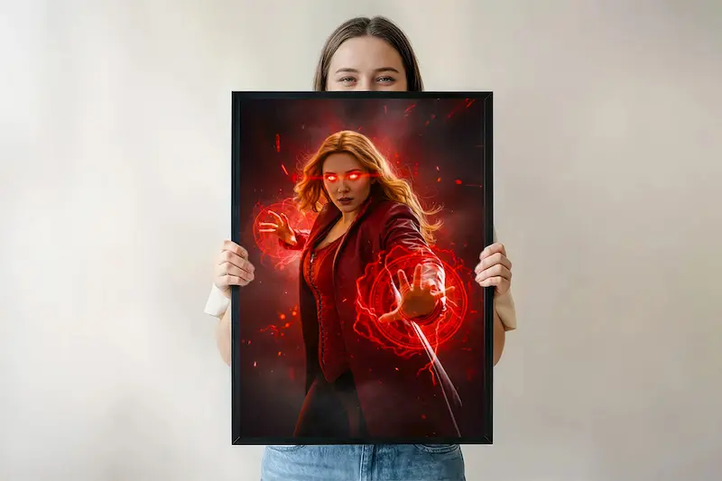 Scarlet Witch – Red Magic Rising HD Wall Poster