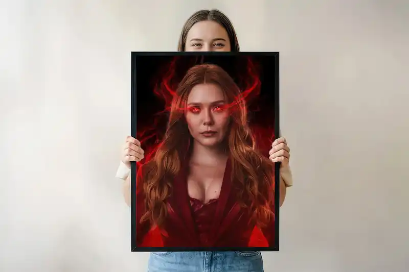 Scarlet Witch – Unleashed Power Poster | Mystic Marvel Wall Art