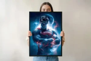 Superman – The Mighty Man of Tomorrow HD Wall Poster