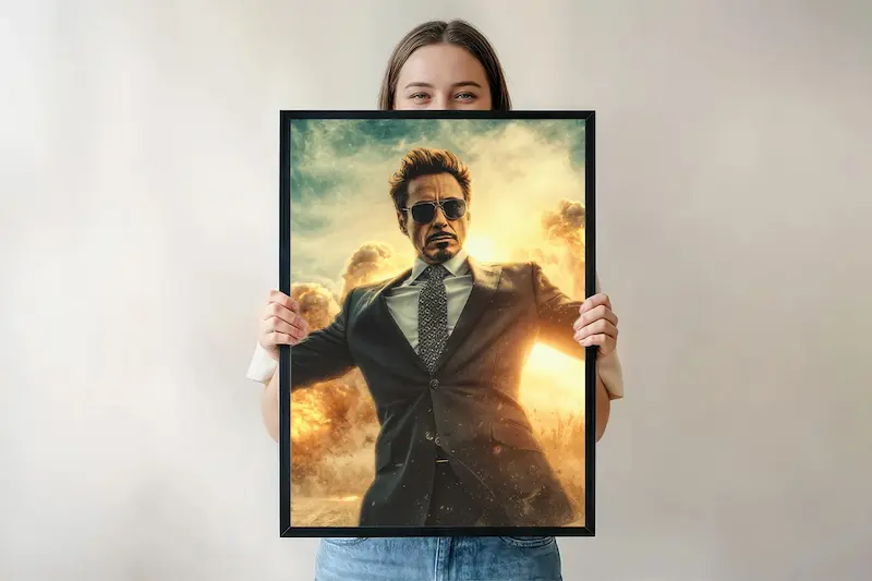Iron Man – The Legendary Iron Man Poster | Marvel Superhero Wall Art