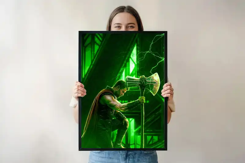 Thor – Axe of the Storm God Poster | Mighty Marvel Wall Art