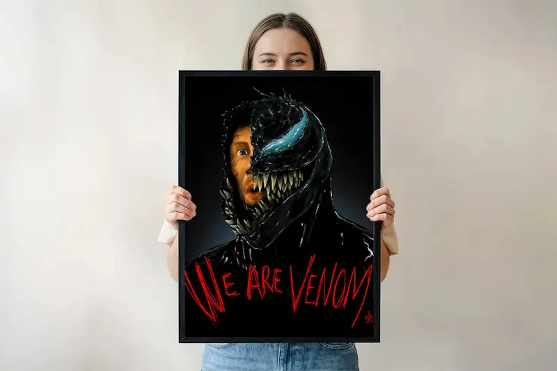 Venom – Last Tango Poster | Dark Symbiote Marvel Wall Art