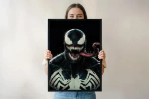 Venom – Lethal Protector Rises Poster | Dark Marvel Symbiote Wall Art