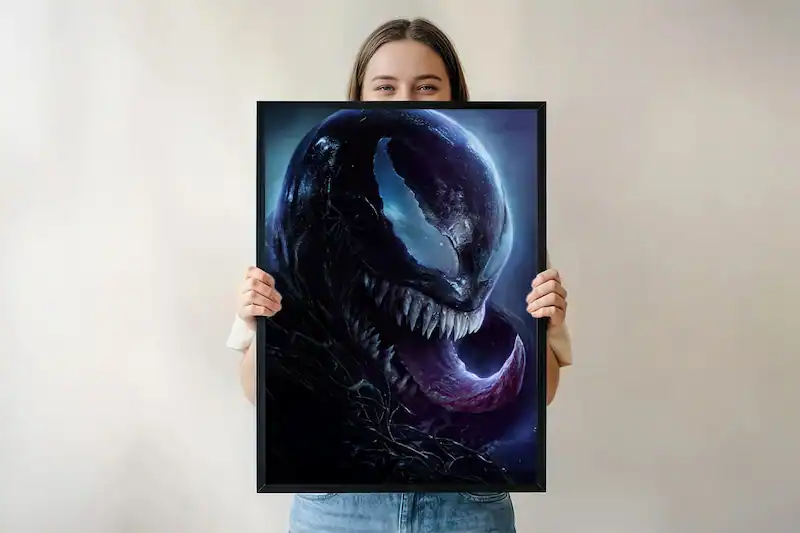 Venom – The Last Dance 8K Warrior Spirit Poster | Dark Symbiote Wall Art